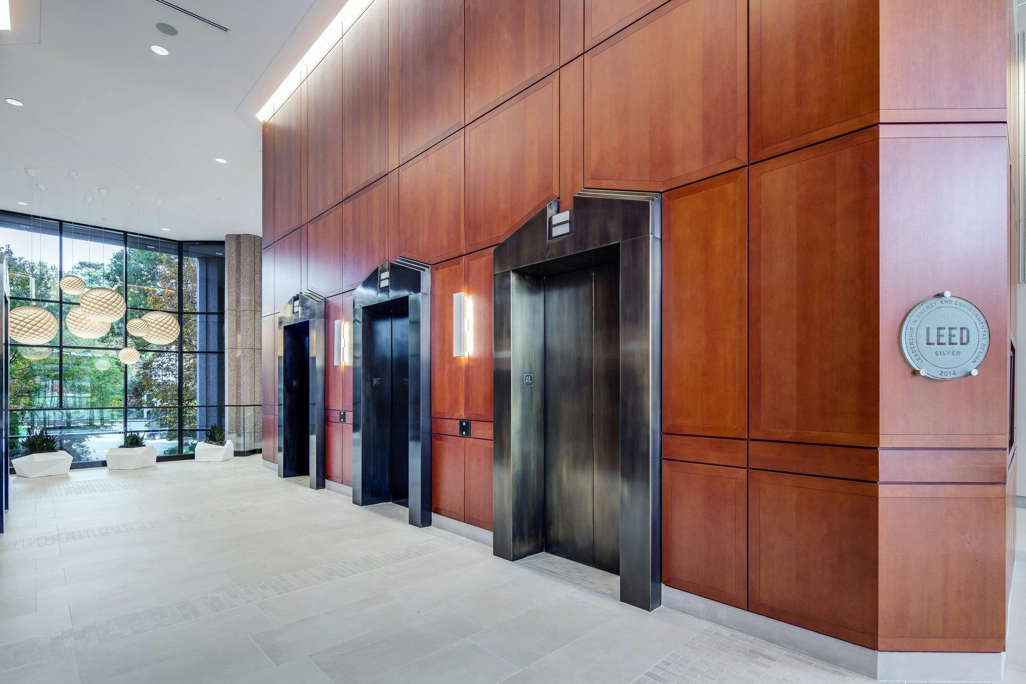 elevators at the Piedmont Center