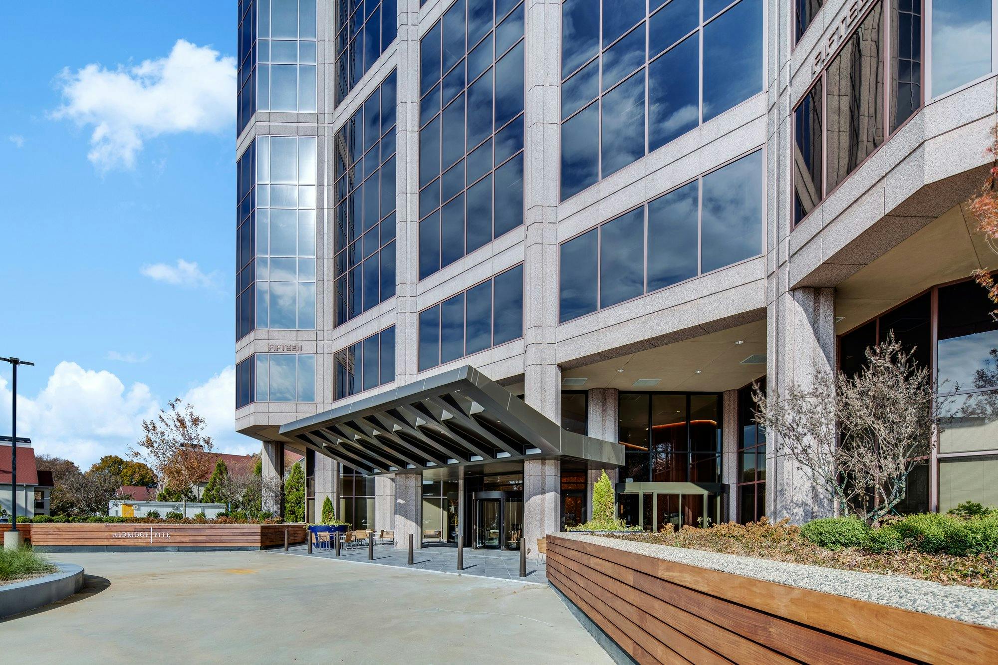 exterior entrance to the Piedmont Center