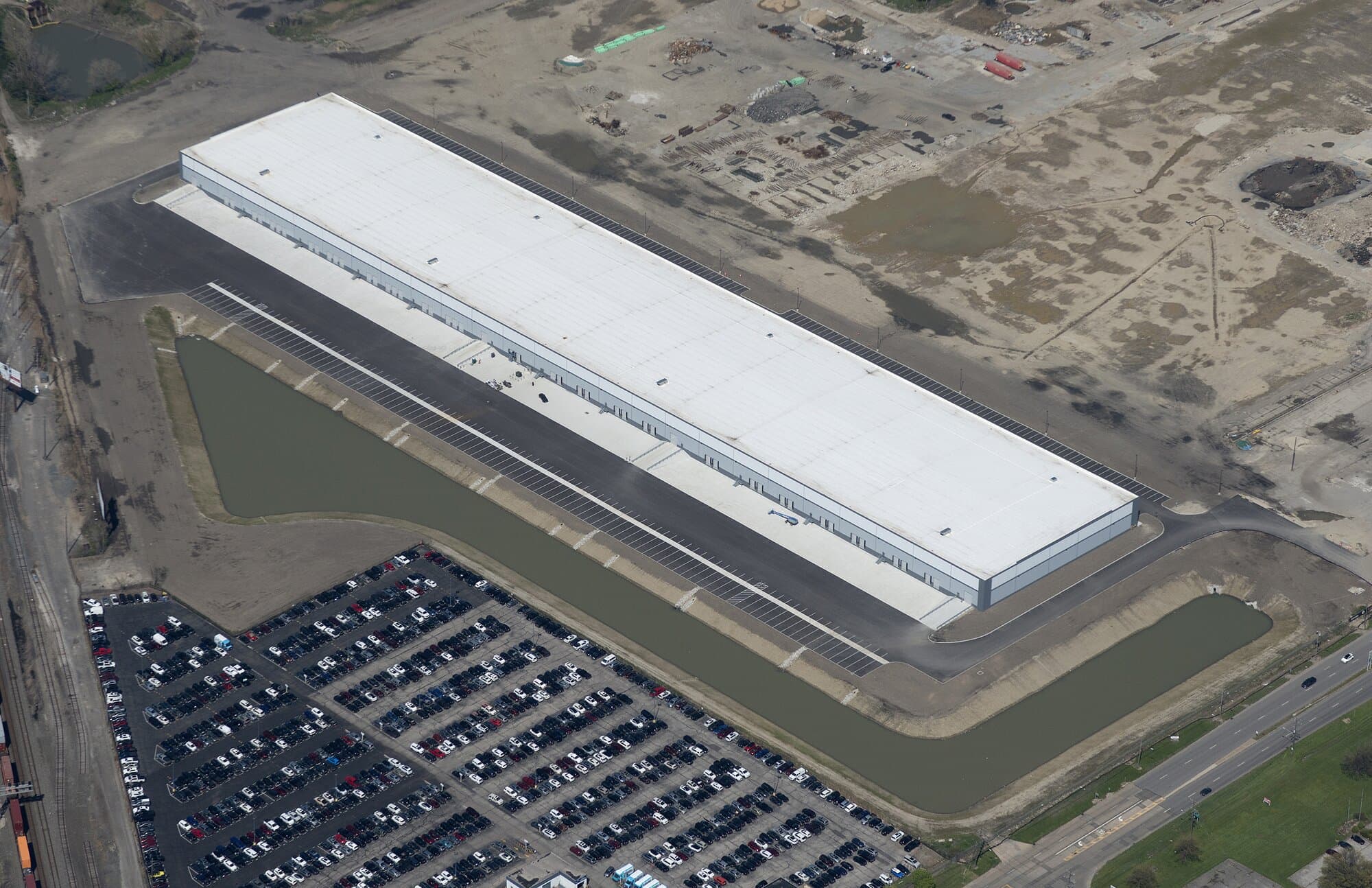 Aerial image of the 210-acrea site.